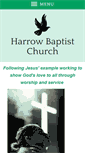 Mobile Screenshot of harrow-baptist.org.uk